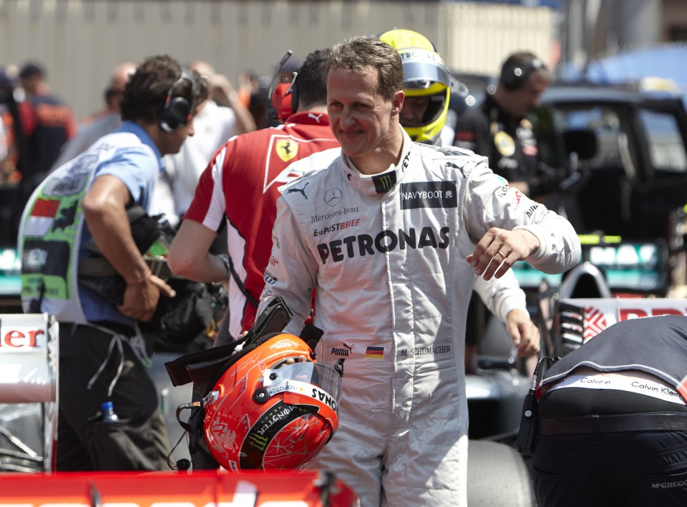 Teisėjai pasigailėjo M. Schumacherio – jis lieka trečias