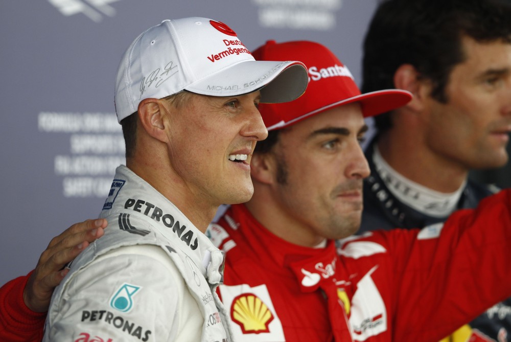 M. Schumacheris: geriausias dabar – F. Alonso