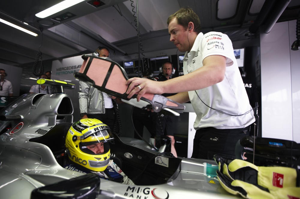N. Rosbergas ir „Mercedes“: treniruočių rezultatai neatspindi realybės
