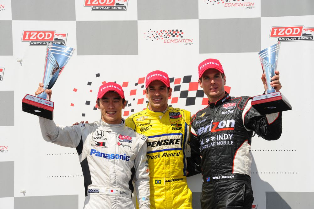 IndyCar. Edmontone - antroji H. Castroneveso pergalė