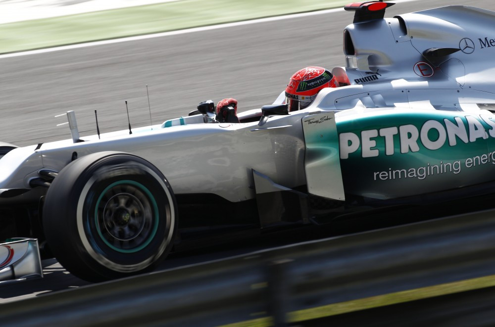 „Mercedes” neskubins M. Schumacherio dėl 2013 metų