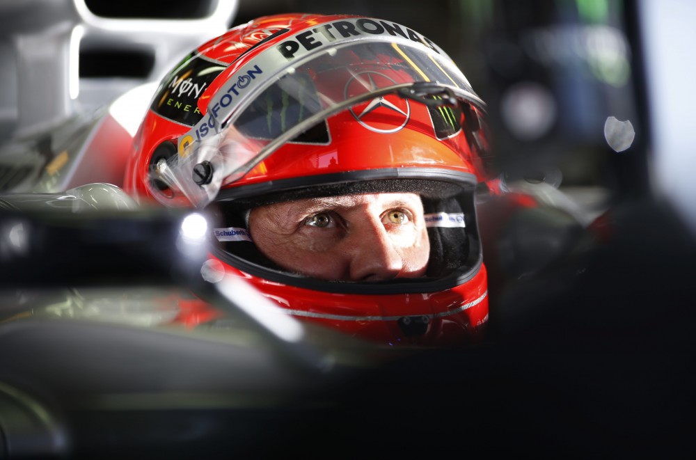 M. Schumacheris: pasisekė, kad pasiekiau finišą
