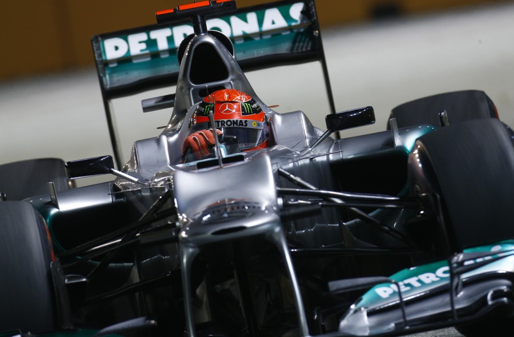 M. Schumacheris F-1 bolidu įveiks Nordschleife trasą