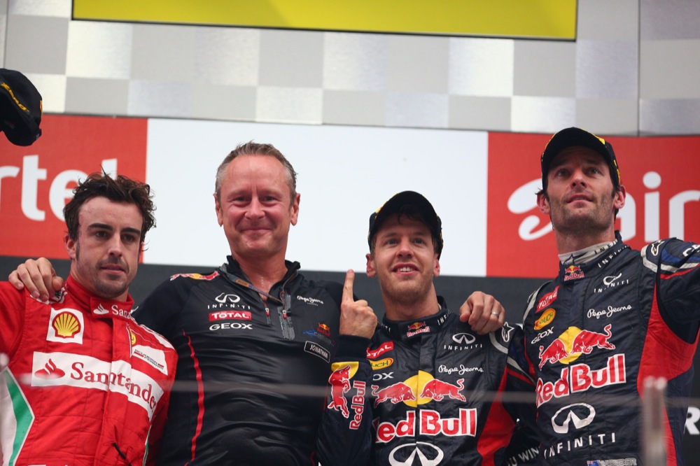 F. Alonso: paaiškėjo tikrasis „Red Bull“ veidas
