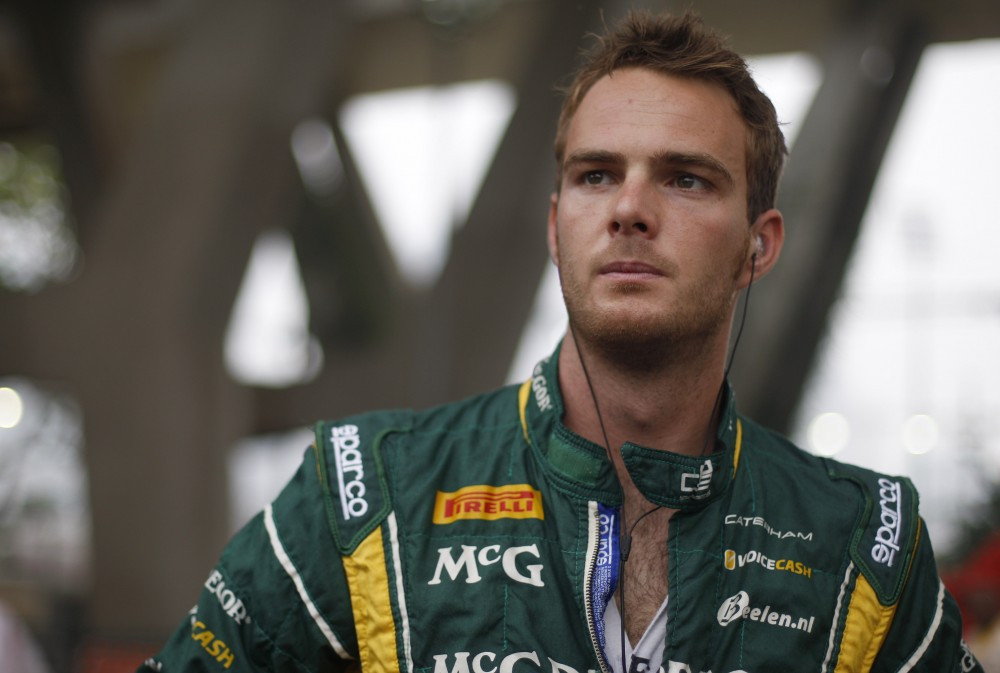 Oficialu: G. van der Garde lenktyniaus „Caterham“ 