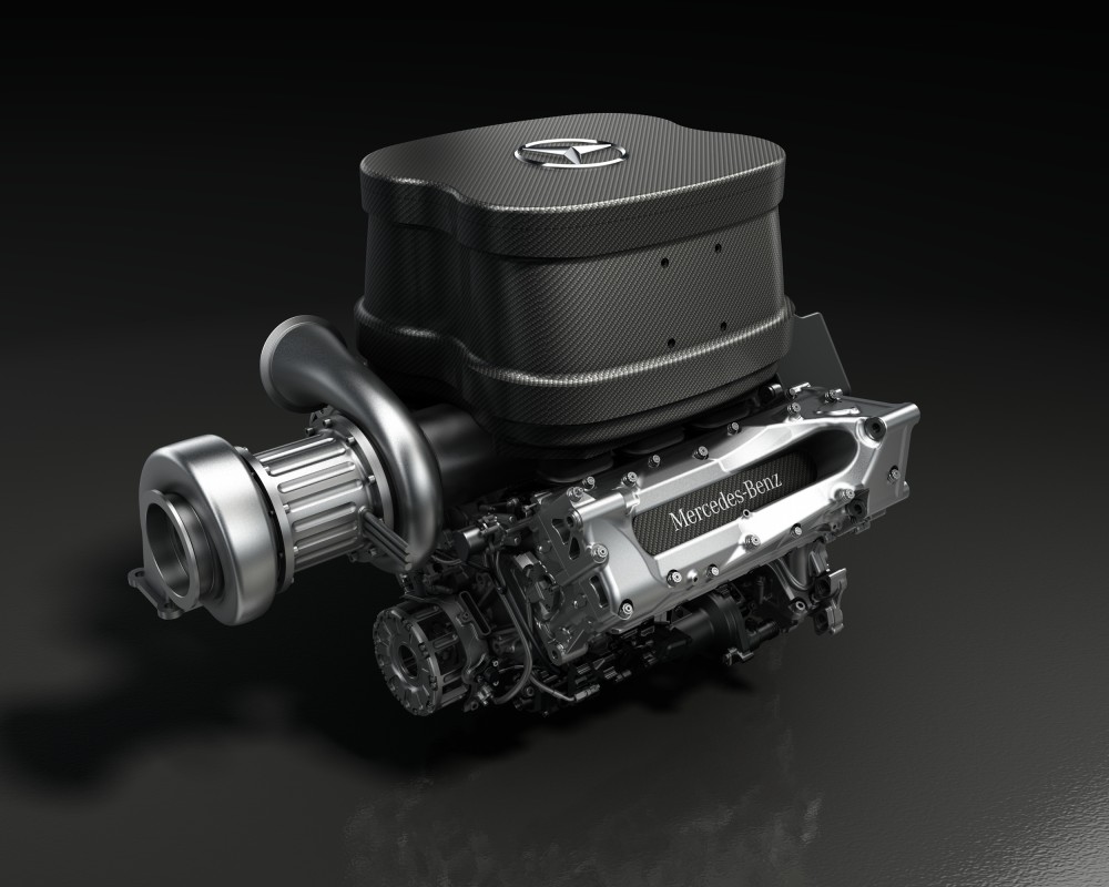 „Mercedes“ pristatė naująjį 2014 m. F-1 variklį
