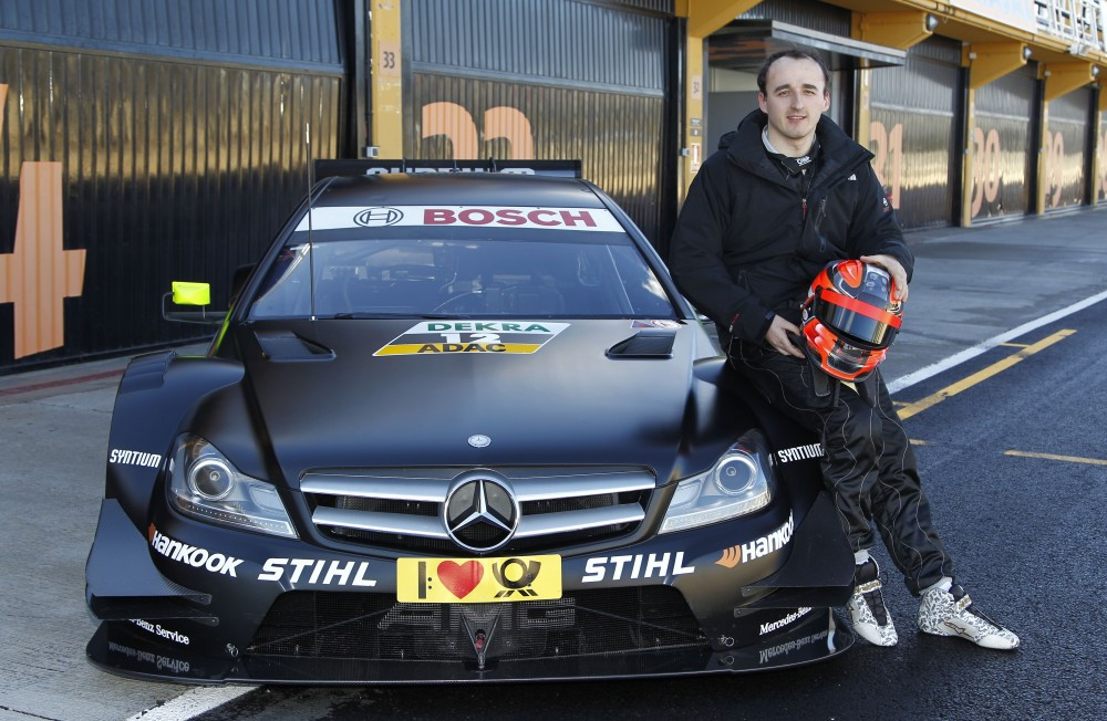 R. Kubica nelenktyniaus DTM čempionate 