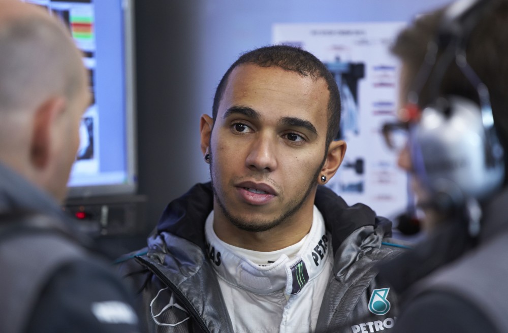 L. Hamiltonas patenkintas „Mercedes“ pažanga