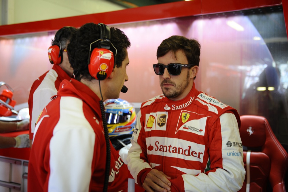 „Ferrari“: F. Alonso liko trasoje mūsų nurodymu