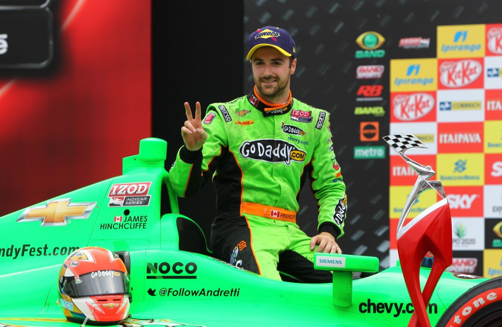 IndyCar. Brazilijoje - įspūdinga J. Hinchcliffe‘o pergalė