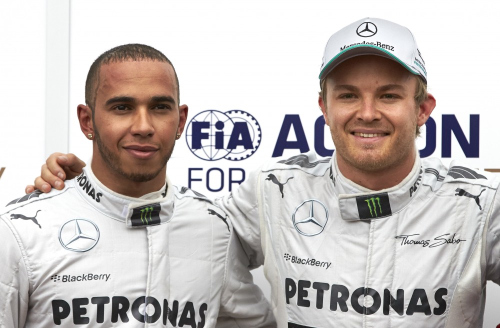 „Mercedes“: N. Rosbergo greitis nustebino L. Hamiltoną