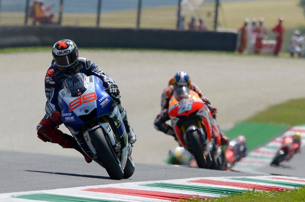 MotoGP. Mugello trasoje pergalę iškovojo J. Lorenzo