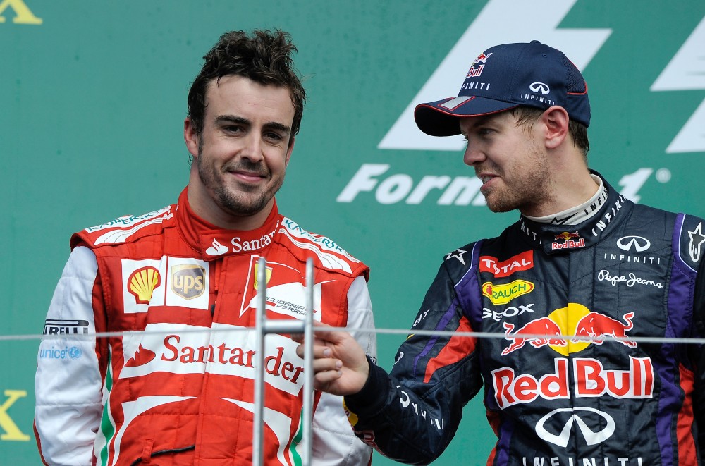 F. Alonso neskuba priskirti S. Vettelio prie F-1 legendų