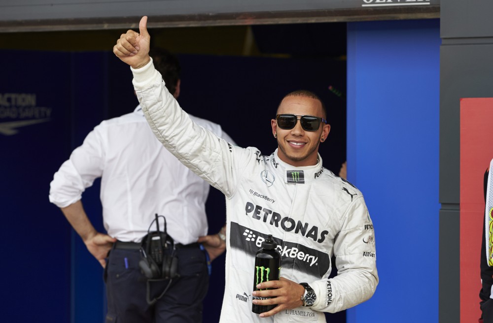 „Pole“ laimėtojas L. Hamiltonas džiaugiasi pagaliau suderinęs bolidą