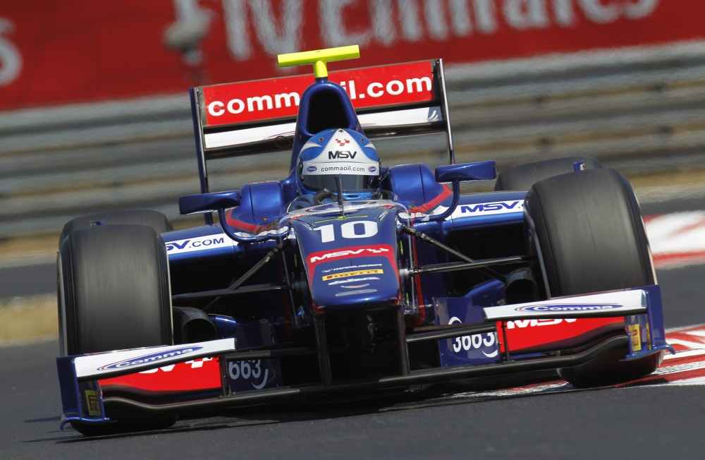 GP2. Vengrijoje nesunkiai pergalę iškovojo J. Palmeris