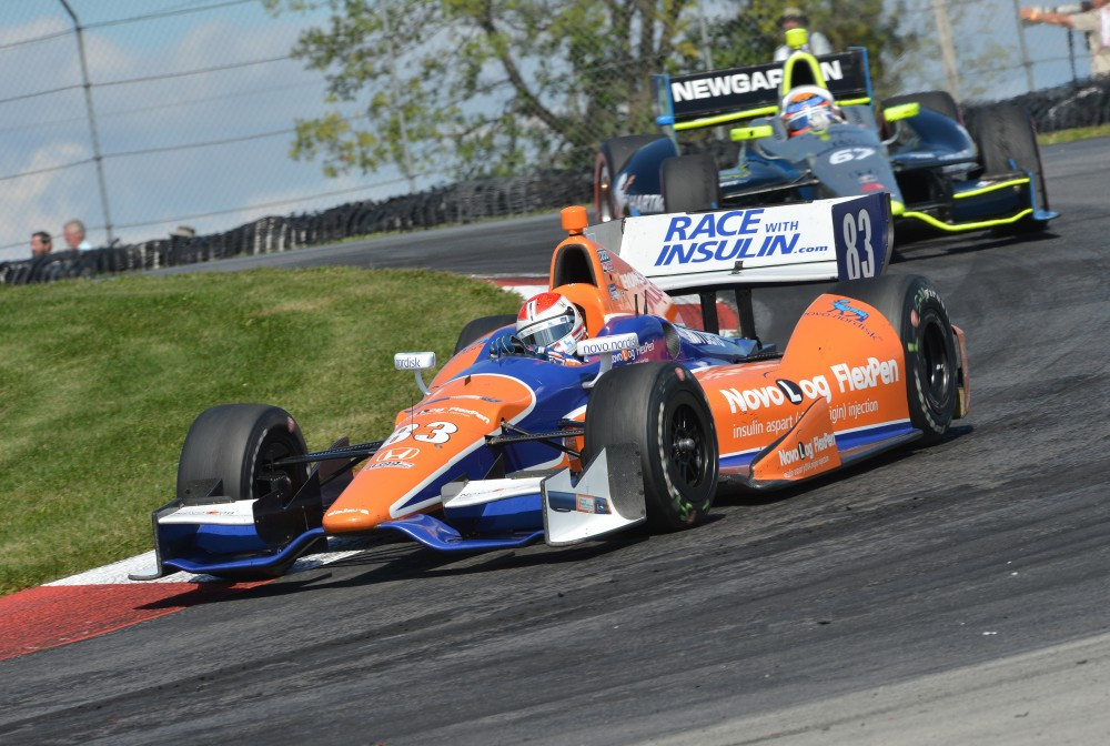 IndyCar. Mid-Ohajuje – pirmoji C. Kimballo pergalė