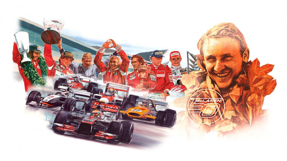„McLaren“ švenčia 50 metų jubiliejų
