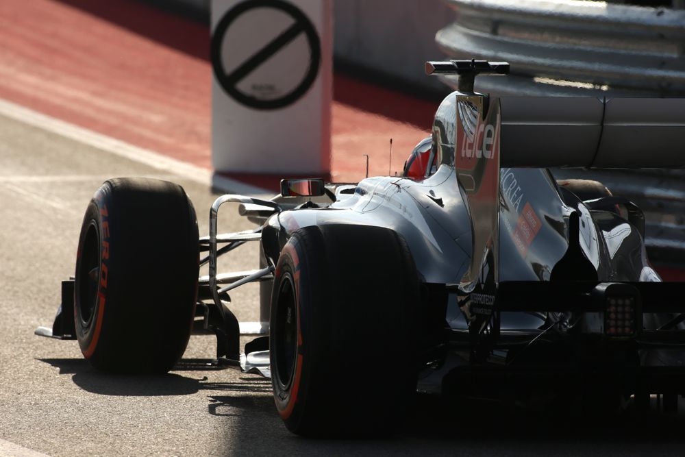 2014 m. „Sauber“ bolidas įveikė avarijos testus