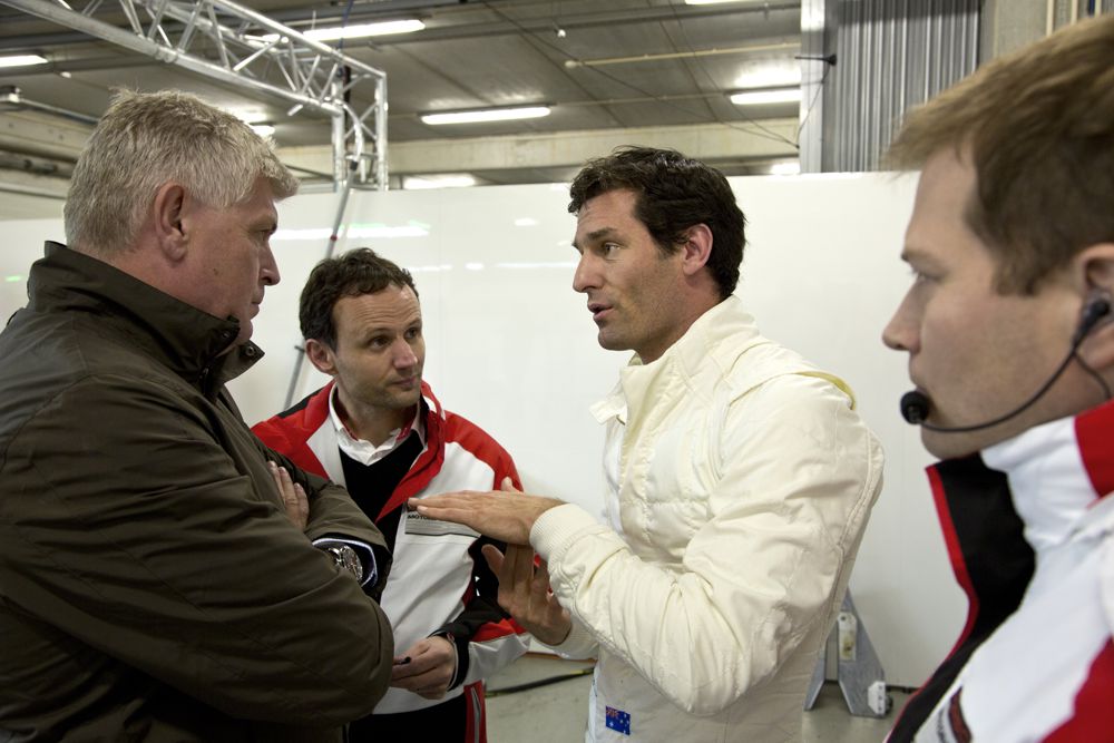M. Webberis išbandė „Porsche“ bolidą