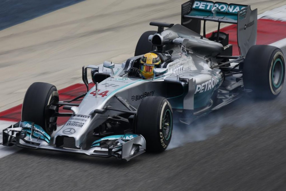 Bahreino GP: penktadienio treniruotės Nr. 1