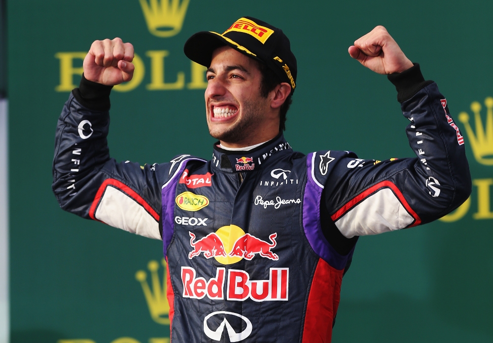 H. Marko nustebino D. Ricciardo forma