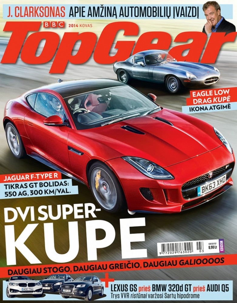  Pateik pergalingą spėjimą ir laimėk „Top Gear“ žurnalo prenumeratą