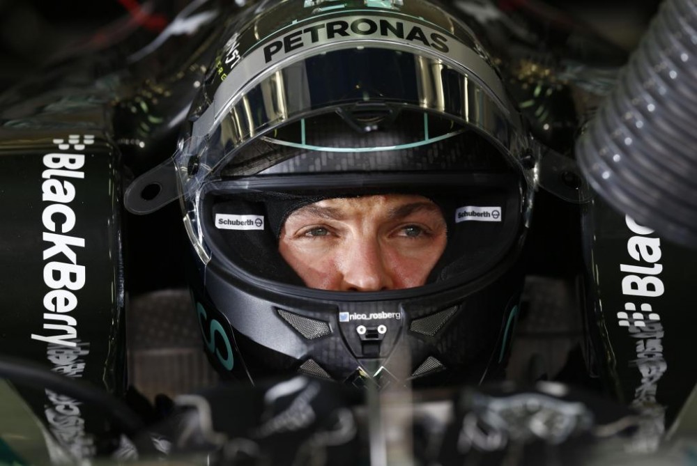 N. Rosbergas buvo greičiausias pirmąją bandymų dieną 