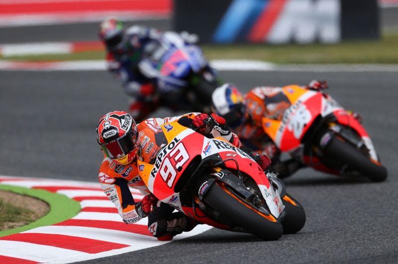MotoGP. Barselonoje - septintoji M. Marquezo pergalė