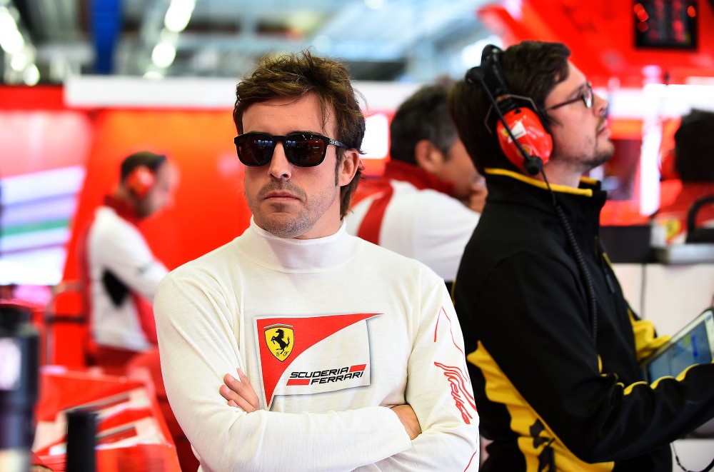 F. Alonso šmaikštavo po „Ferrari“ planų pristatymo