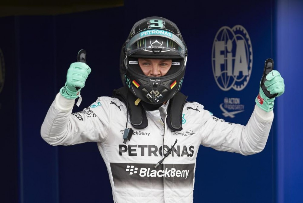 „Pole“ iškovojęs N. Rosbergas: tai buvo pašėlusi kvalifikacija