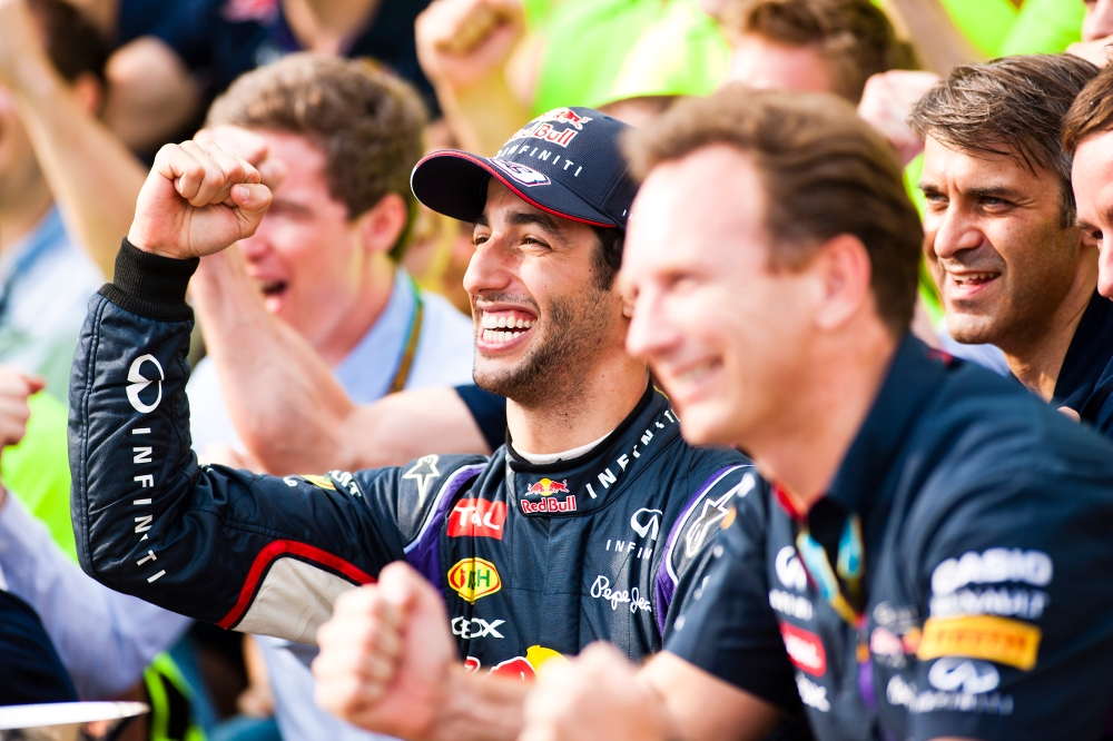 C. Horneris: D. Ricciardo yra stebuklingas vaikinas