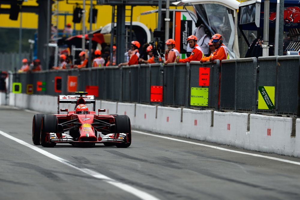„Ferrari“ pilotai patenkinti treniruotėse pasiektais rezultatais