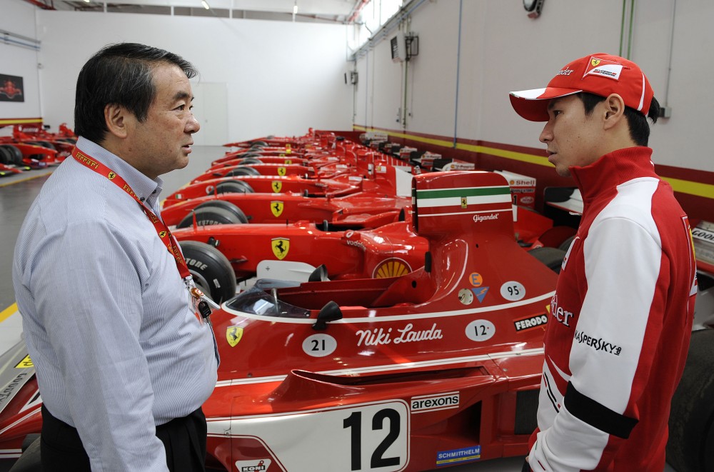 H. Hamashima taip pat paliks „Ferrari“ ekipą