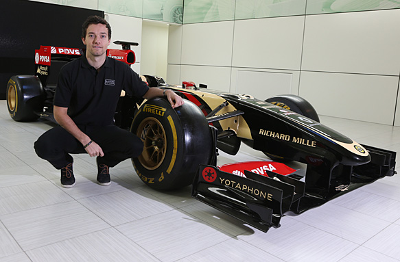 J. Palmeris tapo „Lotus“ atsarginiu pilotu
