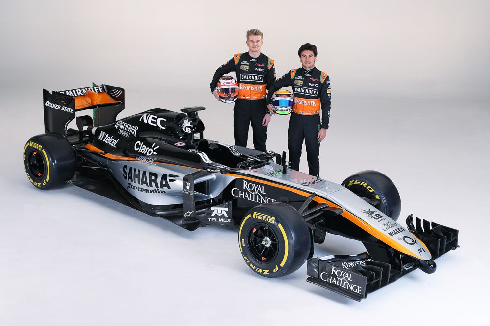 „Force India“ atskleidė 2015 m. bolido išdažymą