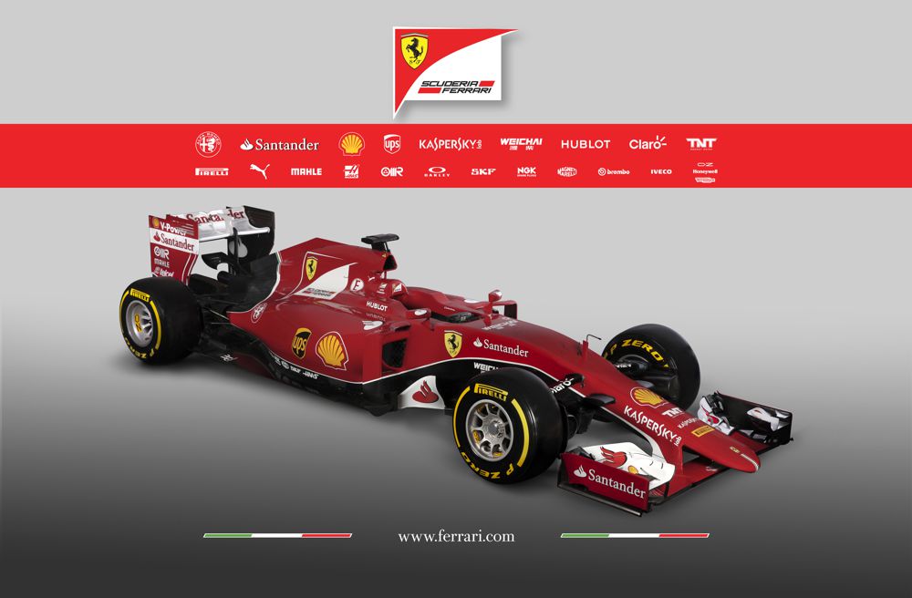 „Ferrari“ SF15-T išsiskiria efektyvia aerodinamika