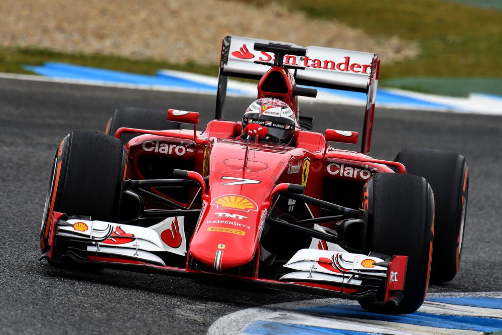 Bandymai Jereze baigėsi, greičiausias K. Raikkonenas