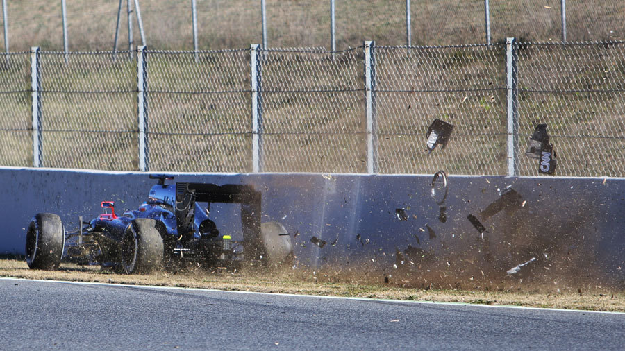 F. Alonso avarijos metu patyrė smegenų sutrenkimą