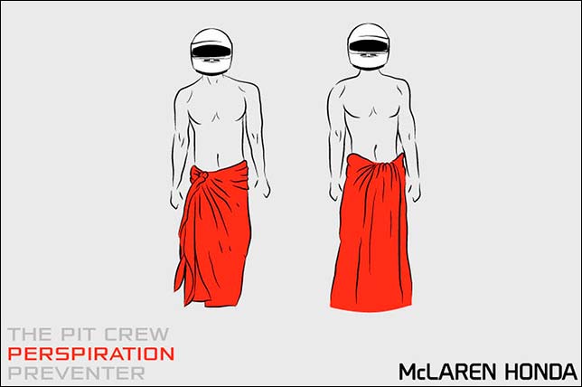 “McLaren” mechanikai gaus aukštųjų technologijų sijonus