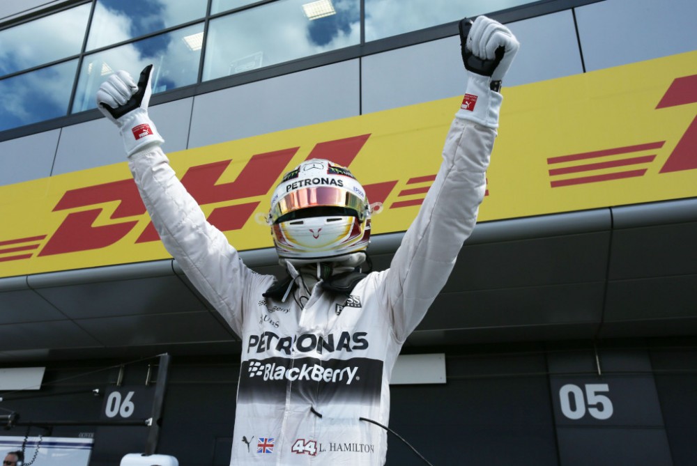L. Hamiltonas nugalėjo  Didžiosios Britanijos GP