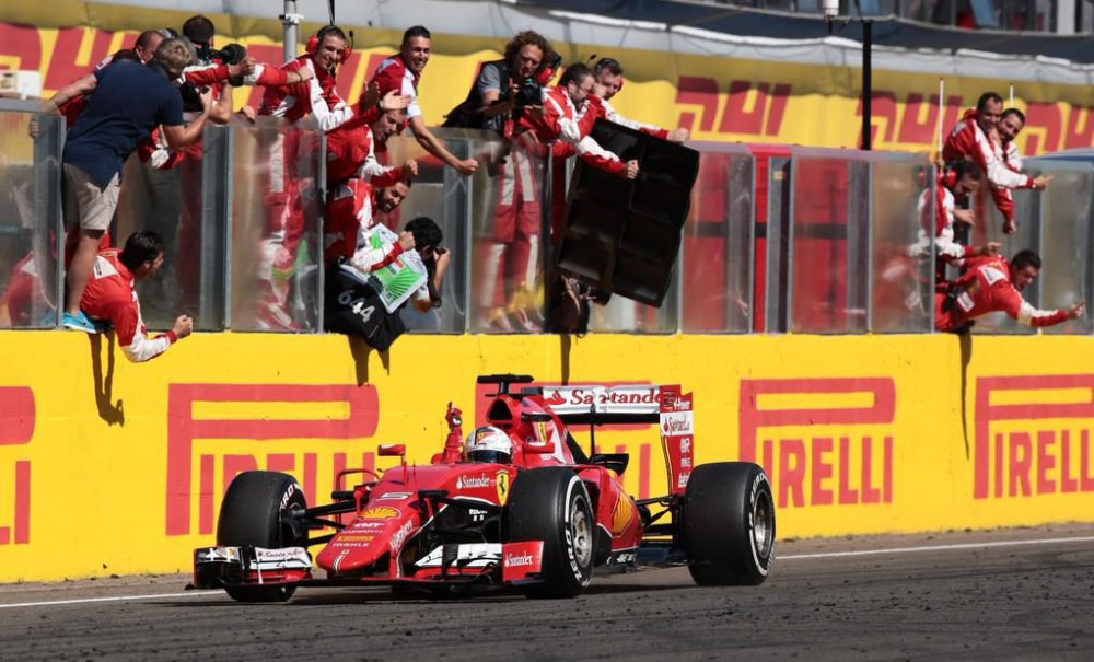 Kupinose įvykių Vengrijos GP lenktynėse triumfavo S. Vettelis