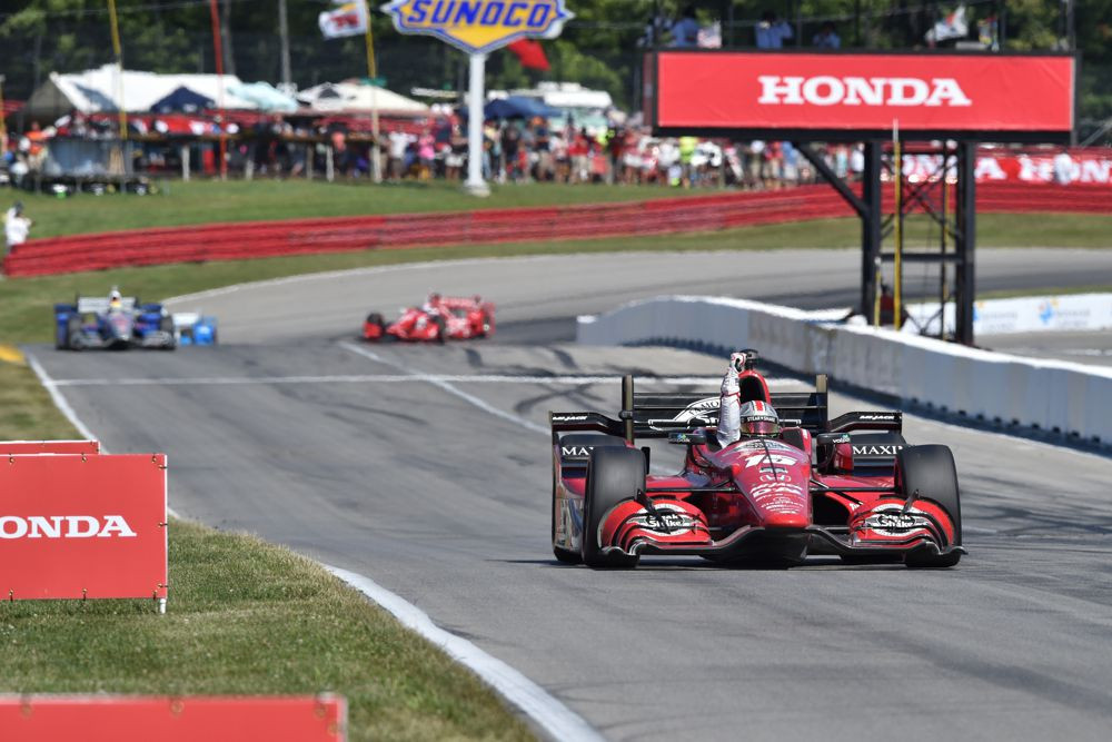 IndyCar. Mid-Ohajuje pergalę iškovojo G. Rahalas