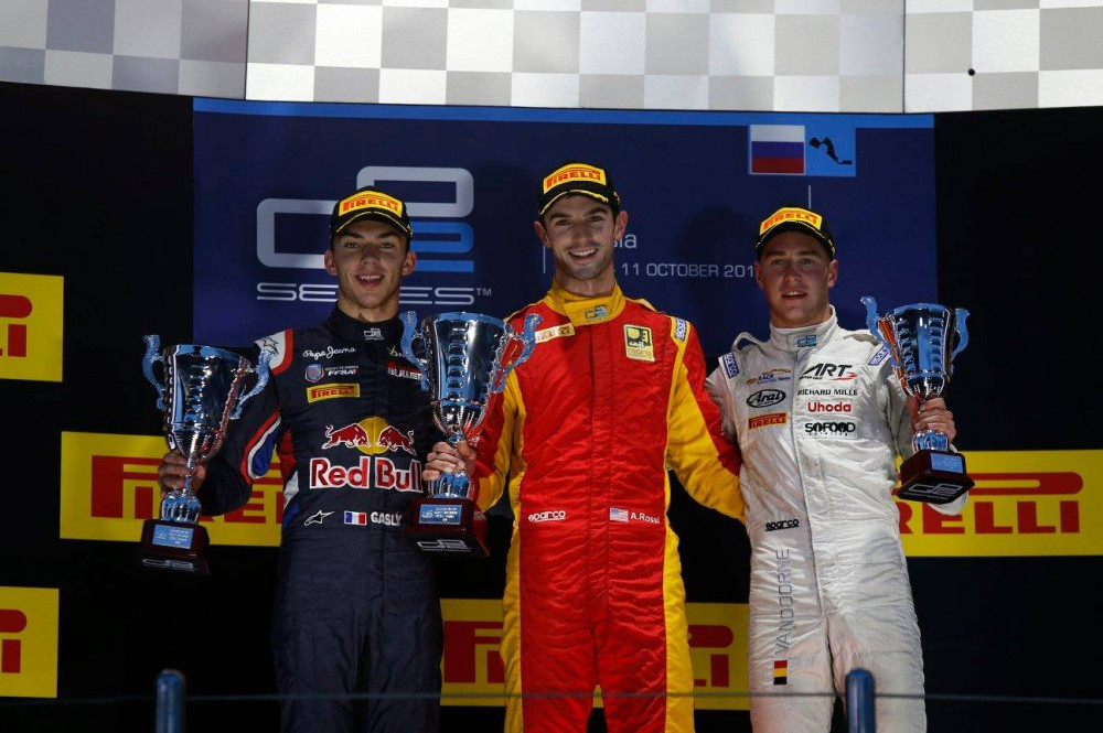GP2. Sočyje vykusiose lenktynėse - A. Rossi triumfas