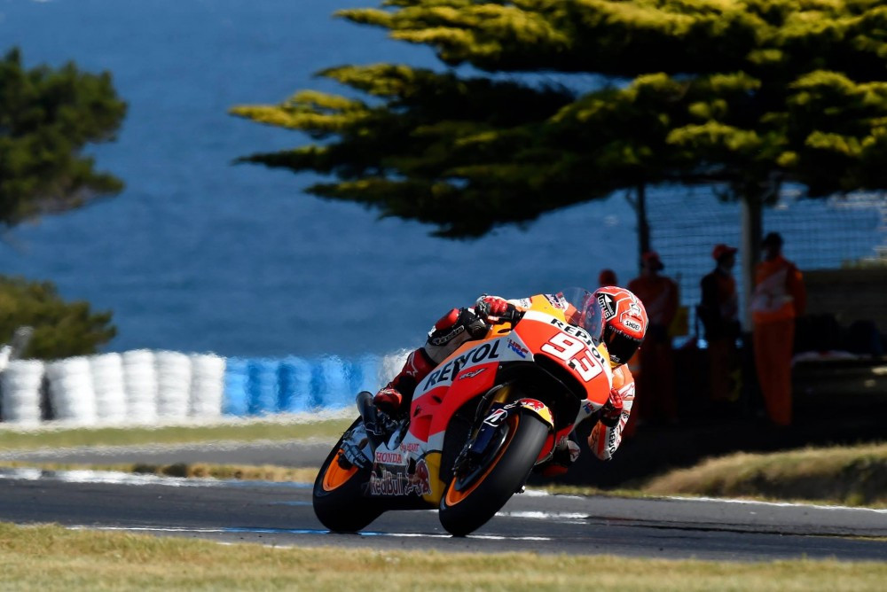 MotoGP. Australijoje „pole“ iškovojo M. Marquezas