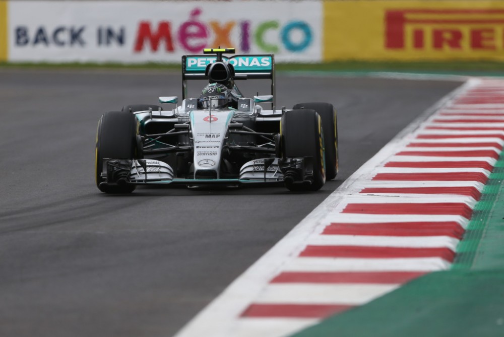 Meksikos GP kvalifikacijoje nugalėjo N. Rosbergas