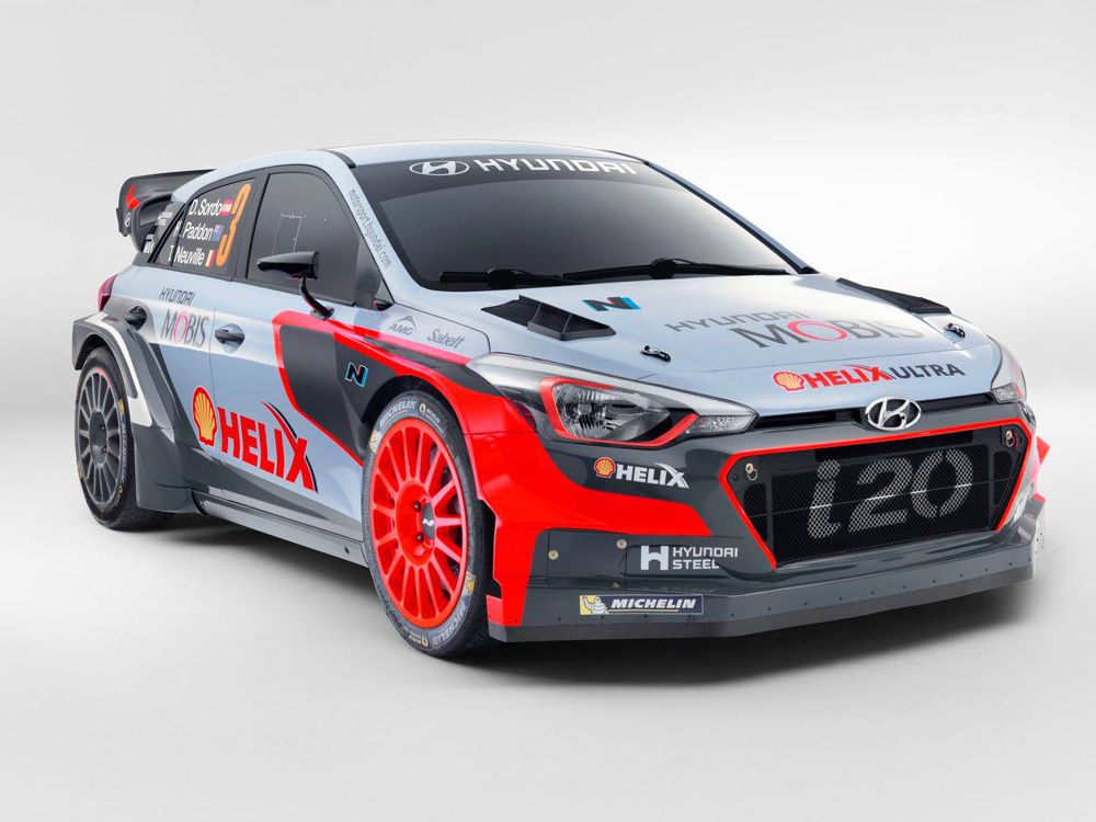 WRC. „Hyundai“ pristatė naująjį „i20 WRC“ automobilį