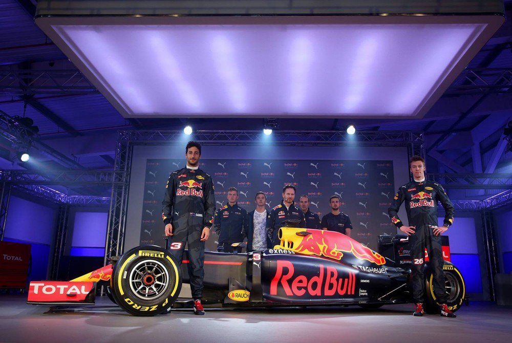 „Red Bull“ pristatė 2016 m. bolido išdažymą