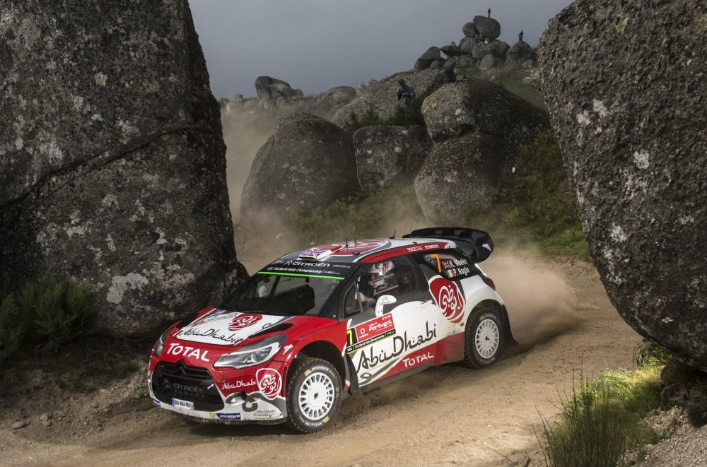 WRC. K. Meeke išlieka Portugalijos ralio lyderiu