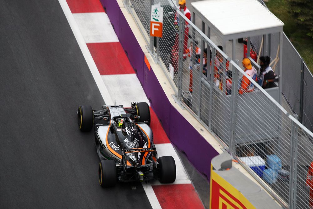 S. Perezą nustebino „Force India“ forma kvalifikacijoje