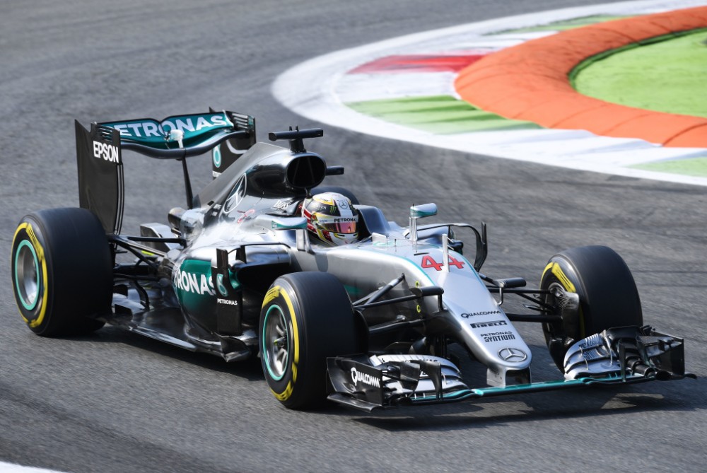 Italijos GP kvalifikacijoje greičiausias L. Hamiltonas